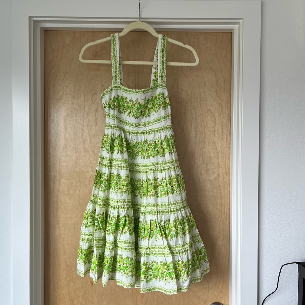Alemais green jolene dress sz 2 BNWT